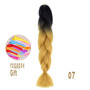 Ombre Braiding Hair Kanekalon Synthetic Hair Extensions Synthetic Fiber For Jumbo Braid Hair Bundles Smart Braid Hair In Bulk