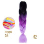 Ombre Braiding Hair Kanekalon Synthetic Hair Extensions Synthetic Fiber For Jumbo Braid Hair Bundles Smart Braid Hair In Bulk