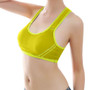 Women Yoga Fitness Stretch Workout Tank Top Seamless Racerback Padded Sports Bra