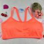 Women Yoga Fitness Stretch Workout Tank Top Seamless Racerback Padded Sports Bra