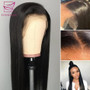 Peruvian Straight Lace Front Human Hair Wigs 150% Density