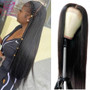 Peruvian Straight Lace Front Human Hair Wigs 150% Density