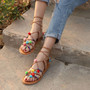 Boho Cross Strap Sandals