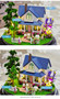 Doll House Miniature DIY Dollhouse With Furnitures Wooden House  Toys For Children Birthday Gift