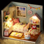 Furniture Miniatura Diy Doll Houses Miniature Dollhouse Wooden Toys For Children Grownups Birthday Gift