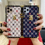 Fashion Square Leather Case For iphone