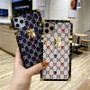Fashion Square Leather Case For iphone