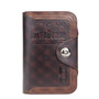 men's wallet magnetic snap  wallet leather