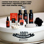 Gentleman's Grooming Care Basket, Amber Musk Shaving and Relaxation Gift Basket for Men