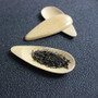 Cute Melon seed shape Drop-shaped Handmade Mini Bamboo Tea Scoops