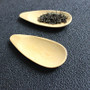 Cute Melon seed shape Drop-shaped Handmade Mini Bamboo Tea Scoops