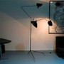 Industrial Spider Serge Mouille Floor Lamp