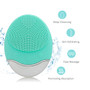 Sonic Facial Cleansing Brush, Soft Silicone Waterproof Face Cleanser