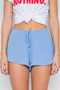 Mid-rise Light Crinkled Self Tie Shorts