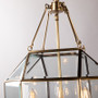 Vintage Brass Lantern Chandelier Foyer Lighting