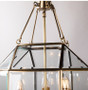 Vintage Brass Lantern Chandelier Foyer Lighting