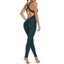 Open Back Women Fitness Jumpsuit