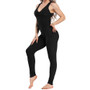 Open Back Women Fitness Jumpsuit