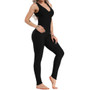 Open Back Women Fitness Jumpsuit