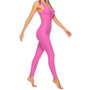 Open Back Women Fitness Jumpsuit