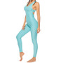 Open Back Women Fitness Jumpsuit