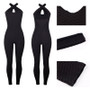 Open Back Women Fitness Jumpsuit