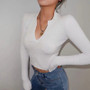 Casual Ribbed Crop Top