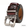 Genuine leather belt for men, gift high-quality cowskin, personality buckle, for your jeans. HURRY UP NOW!