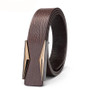 Brown or black belt for men. Genuine Leather. Slide buckle stylish strap.  BUY IT TODAY!