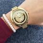 Women's watch rose gold bracelet, rhinestone. Very nice for her. BUY IT NOW!