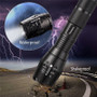 Waterproof 5 Mode LED Zoomable Focus Flashlight