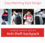 MR Anti-theft USB Charging Backpack for 15 inch laptop