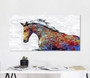 Wall Art Colorful Horse Canvas Poster No Frame