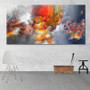 Painting Modern Colorful Clouds Canvas