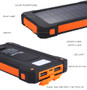 10000mah Waterproof Power Bank with Solar Panel