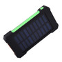 10000mah Waterproof Power Bank with Solar Panel