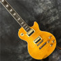 Les Paul Style Slash Guitar Flame Maple Gold Top Lemon Drop Yellow Electric Guitar