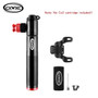 CO2 Inflator Hand Pump For Bike Combo Bicycle Pumps Mini Portable Bike Pump Valve Adapter Ball Air Inflator Cycling Bicycle Pump