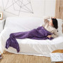 Yarn Knitted Mermaid Tail Blanket Crochet Mermaid Blanket Kids Adults Wrap Super Soft Sleeping Bed Throw Bed 1PCS/Lot