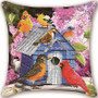 Partial AB Drill Diamond Painting Pillow- Bird House