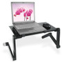 Adjustable Aluminum Laptop Bed Desk  With Mouse Pad | Laptop Table