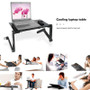 Adjustable Aluminum Laptop Bed Desk  With Mouse Pad | Laptop Table