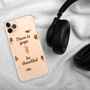 "There Is Yoga, Be Thankful" iPhone Case