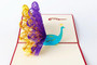 Peacock 3D Pop Up Greeting Card