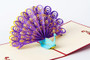 Peacock 3D Pop Up Greeting Card