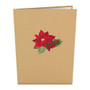 Winter Flower 3D Pop Up Card | Christmas Greeting Card