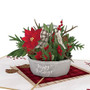 Winter Flower 3D Pop Up Card | Christmas Greeting Card