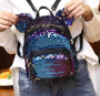 Mouse Sequin Small Mini Backpack