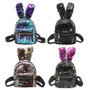 Sequin Bunny Rabbit Small Mini Backpack