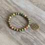 Tibetan Natural Stone Yoga Stretch Chakra Bracelet